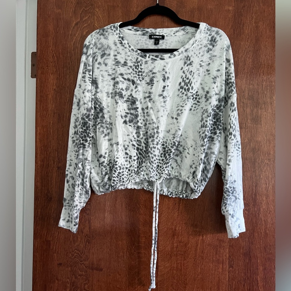 Express XS White‎ and Black Tie Front super soft top